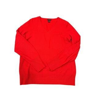 Luxurious Only Mine 100% Cashmere Red Sweater Soft & Cozy